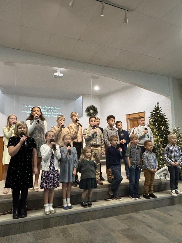 Christmas children's choir